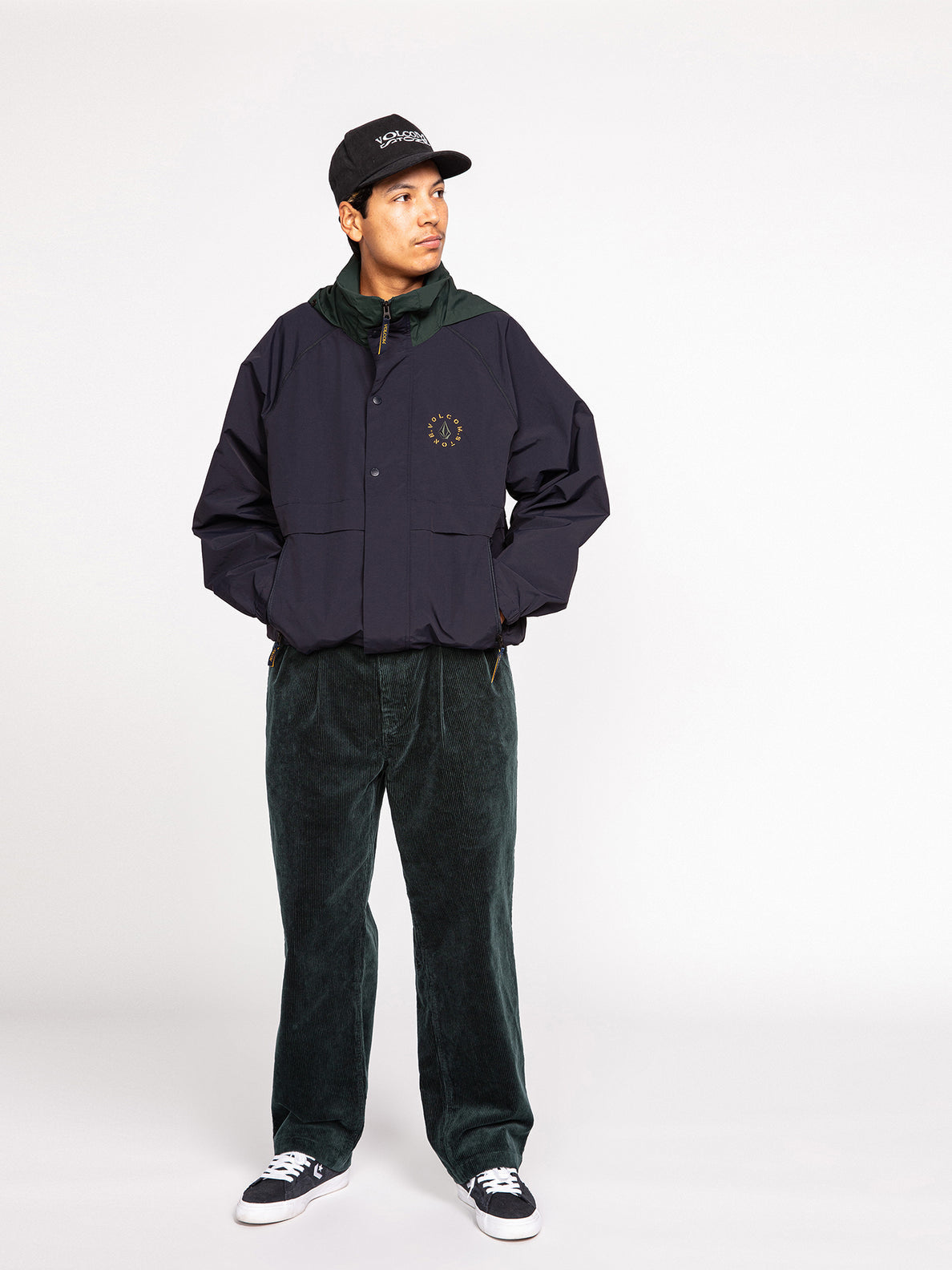 Louie Lopez Tapered Cord Pant - Cedar Green