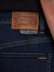 Solver Modern Fit Jeans - Dirty Med Blue