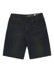 Billow Denim Shorts - Dirt Track