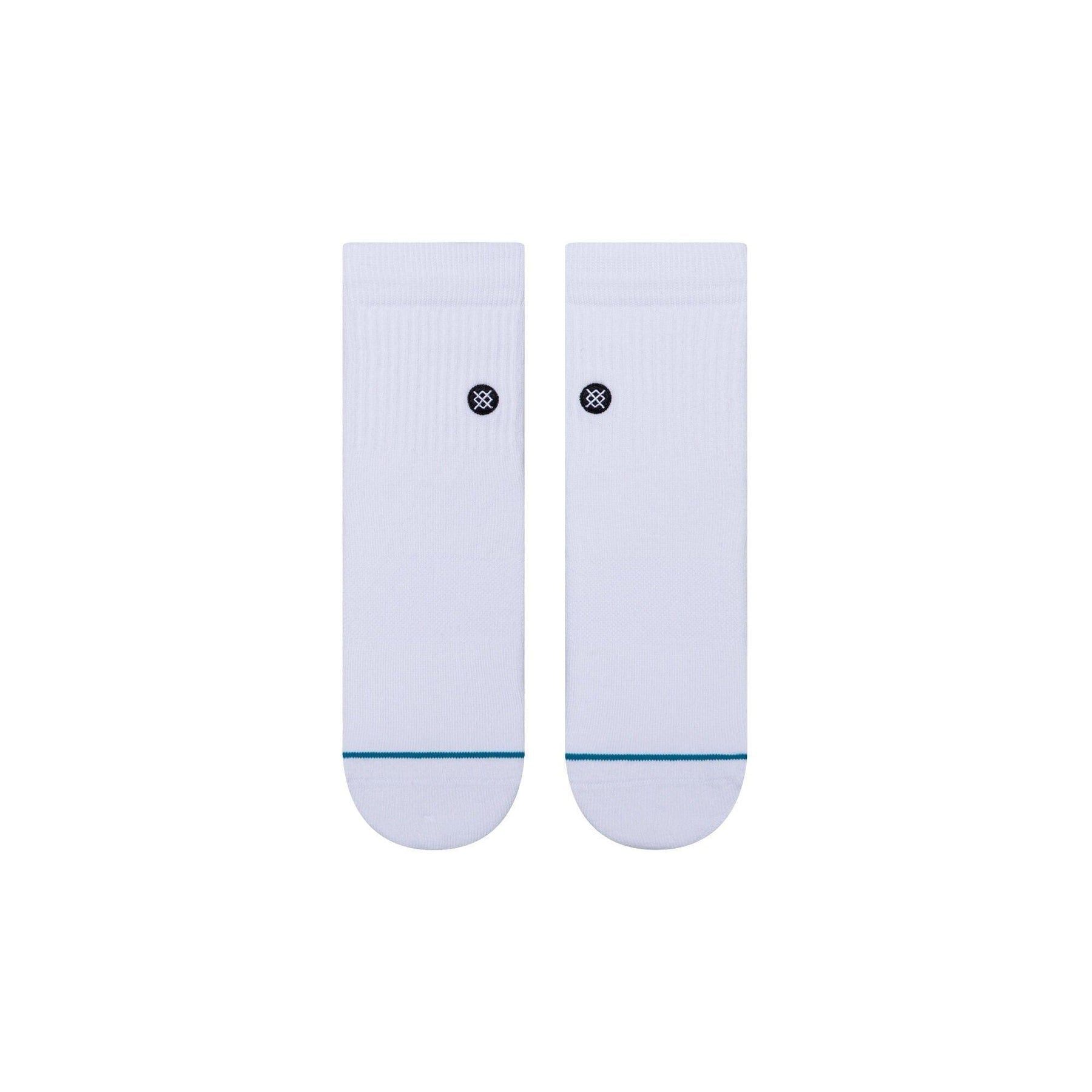 Icon Quarter Socks 3 Pack - White