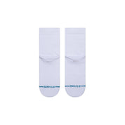 Icon Quarter Socks - White