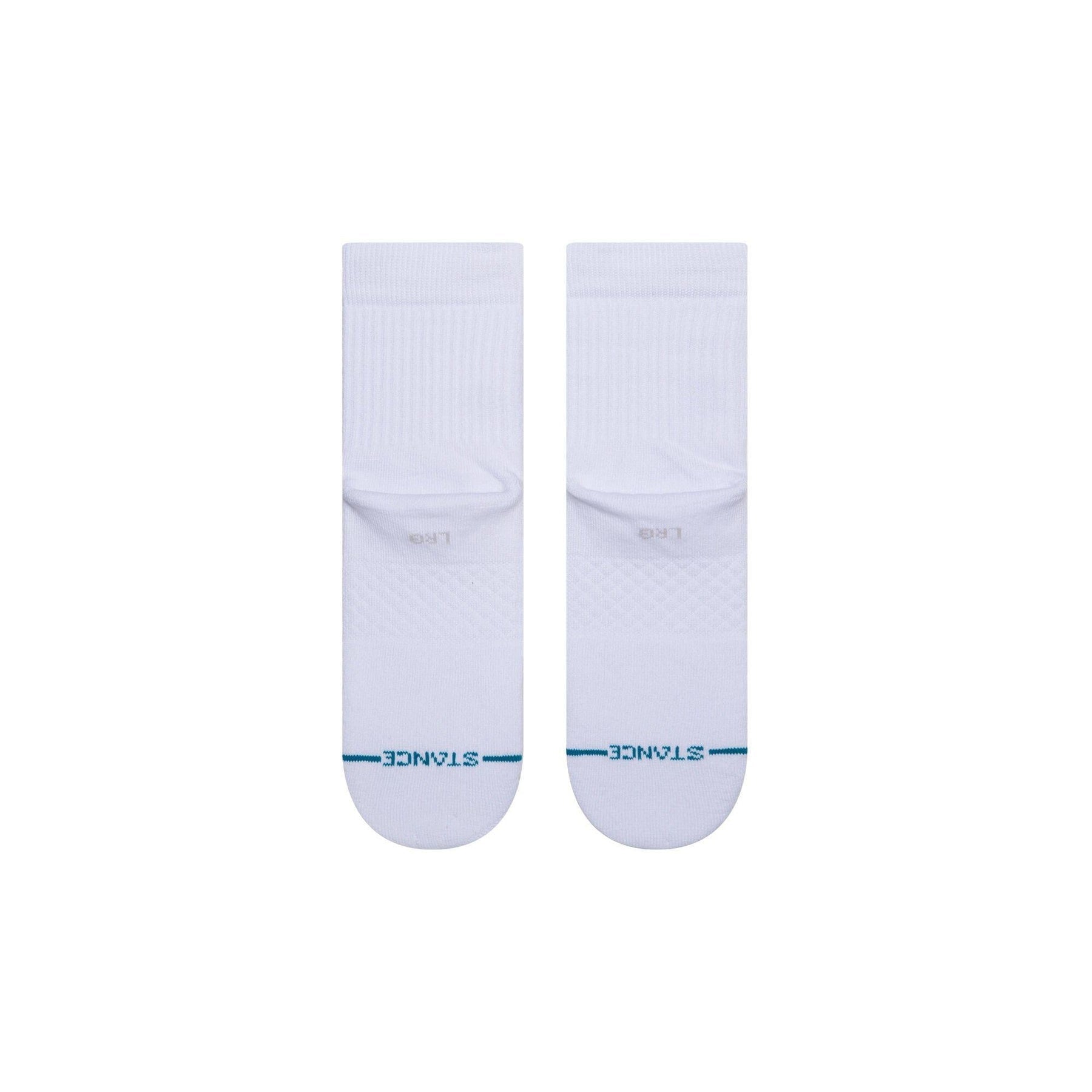 Icon Quarter Socks - White