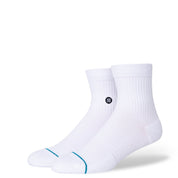 Icon Quarter Socks - White