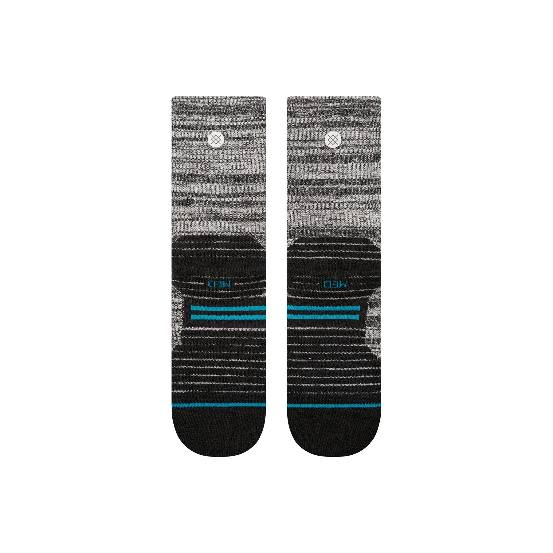 Chaussettes mi-mollet en laine – Noir 