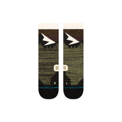 Mid Wool Crew Socks - Olive