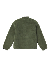 Muzzer Fuzzar Zip Fleece Jacket - Squadron Green