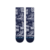 Chaussettes à motif hawaïen - Bleu 