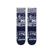 Chaussettes à motif hawaïen - Bleu 