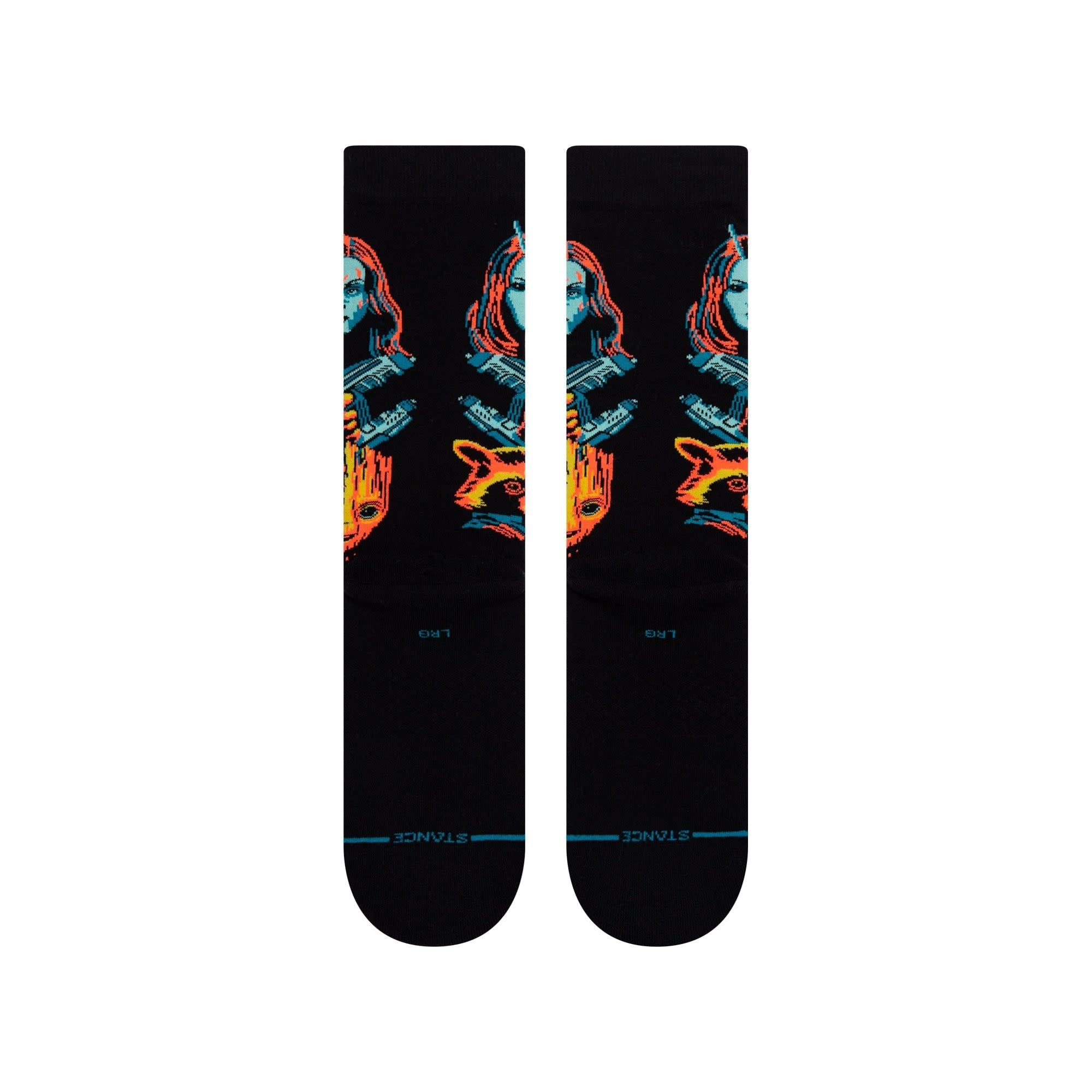 Awesome Mix Crew Socks - Black