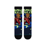 Groot Jams Crew Socks - Black