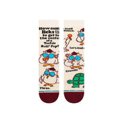 Mr Owl Crew Socks - Canvas