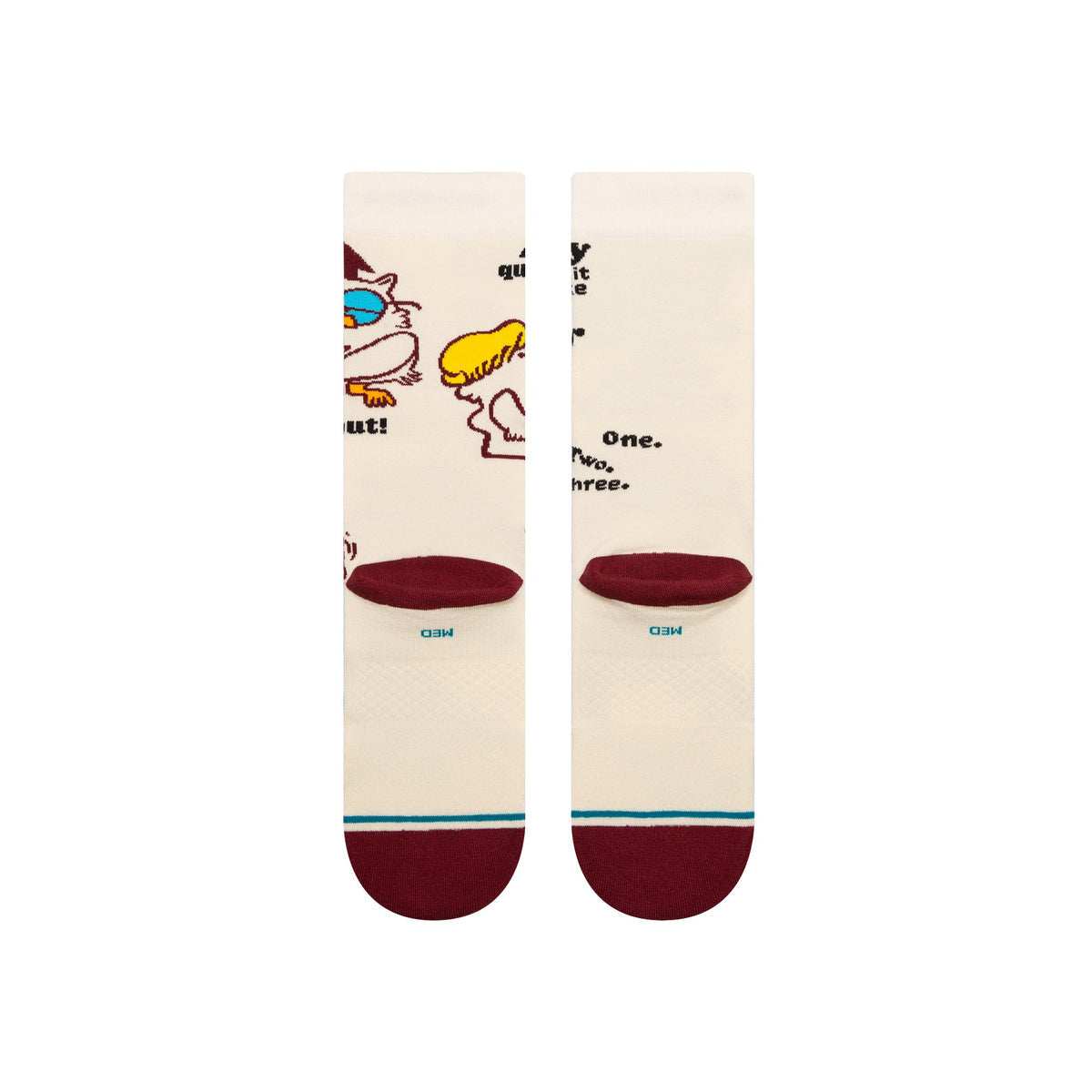 Mr Owl Crew Socks - Canvas