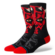 "Star Wars" Maul Crew Socks - Black