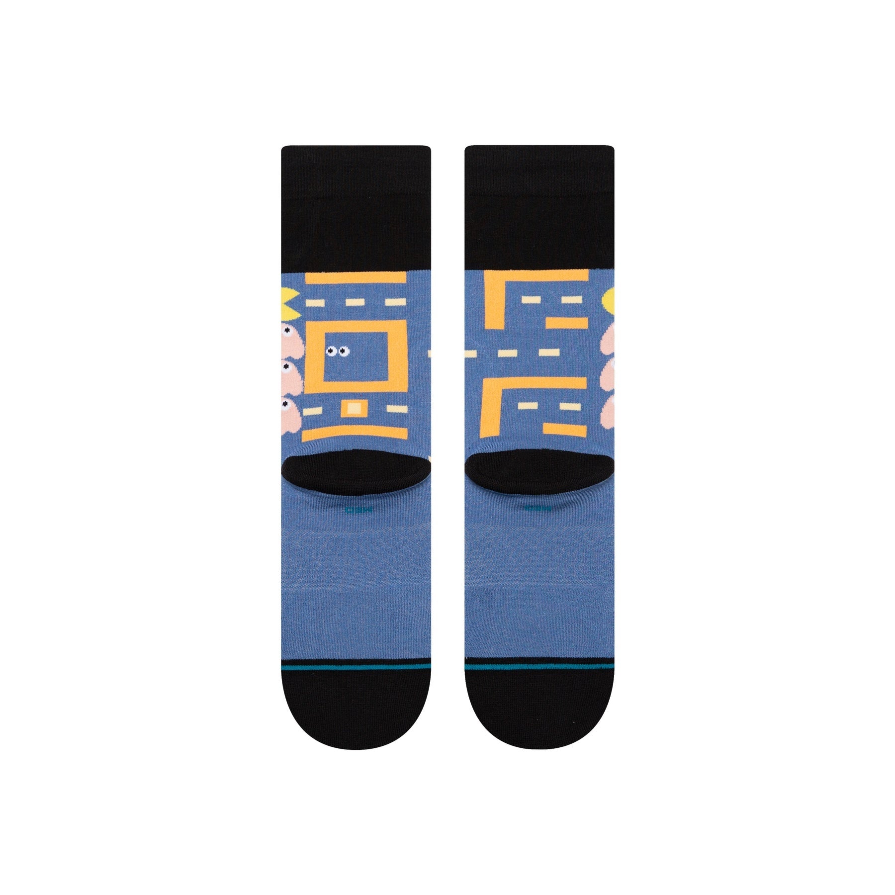 "Pac-Man" Power Pellet Crew Socks - Blue