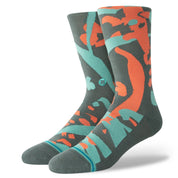 Lipard Crew Socks - Jade