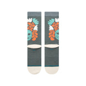 Skelly Nelly Crew Socks - Teal