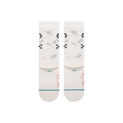 "Legends Of Horror" Jason Crew Socks - White