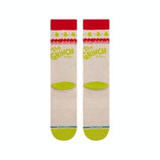 Dr. Seuss The Grinch Sweater Crew Socks - Canvas