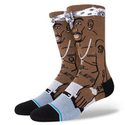 Tupac Resurrected Crew Socks - Black