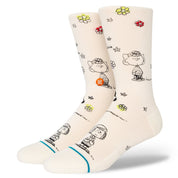 Peanuts Girl Power Crew Socks - Off White