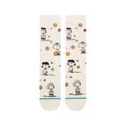 Peanuts Girl Power Crew Socks - Off White