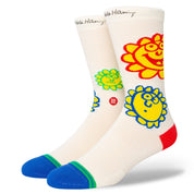 Keith Haring Happy Fields Crew Socks - Off White