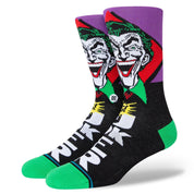 Joker Comic Crew Socks - Black