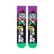 Joker Comic Crew Socks - Black