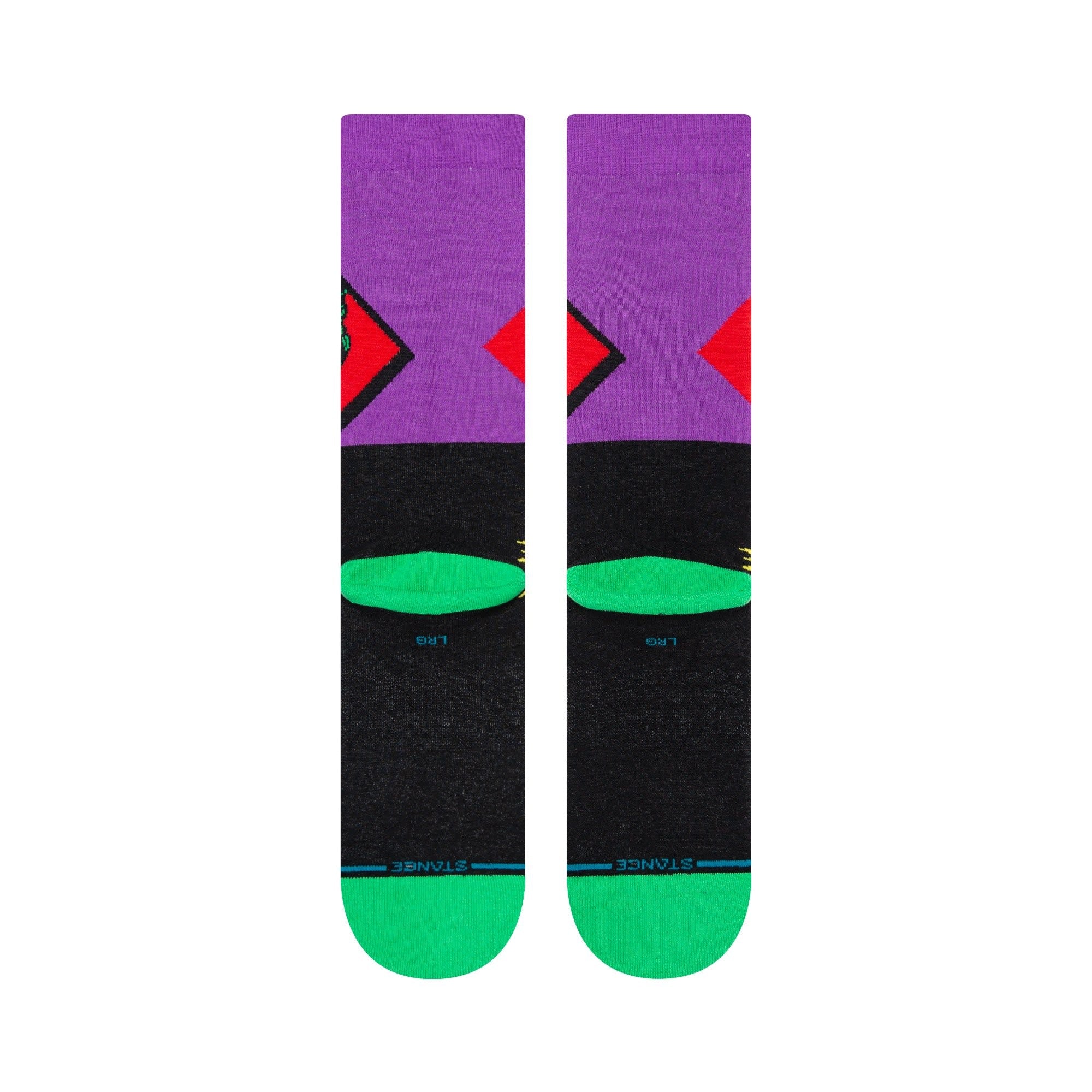 Joker Comic Crew Socks - Black