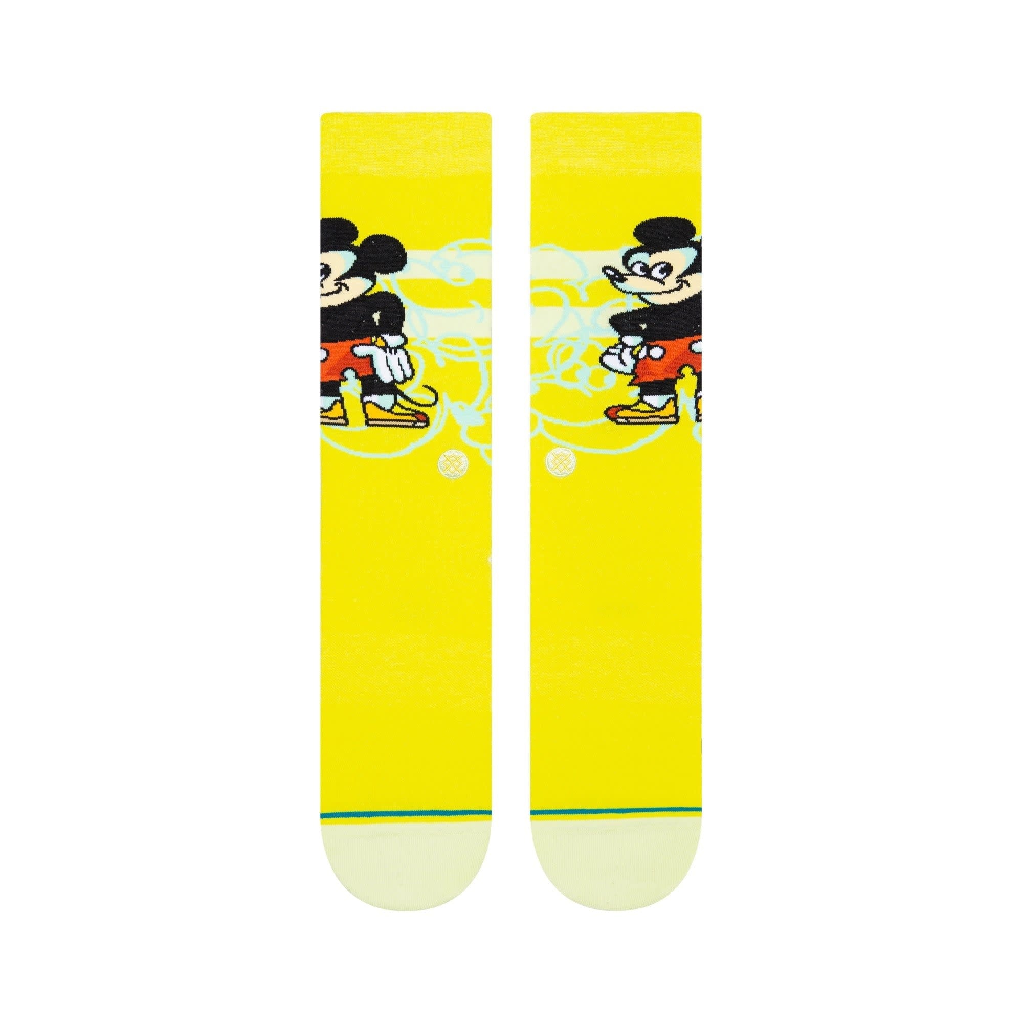 Disney Mickey Dillon Froelich Crew Socks - Lime