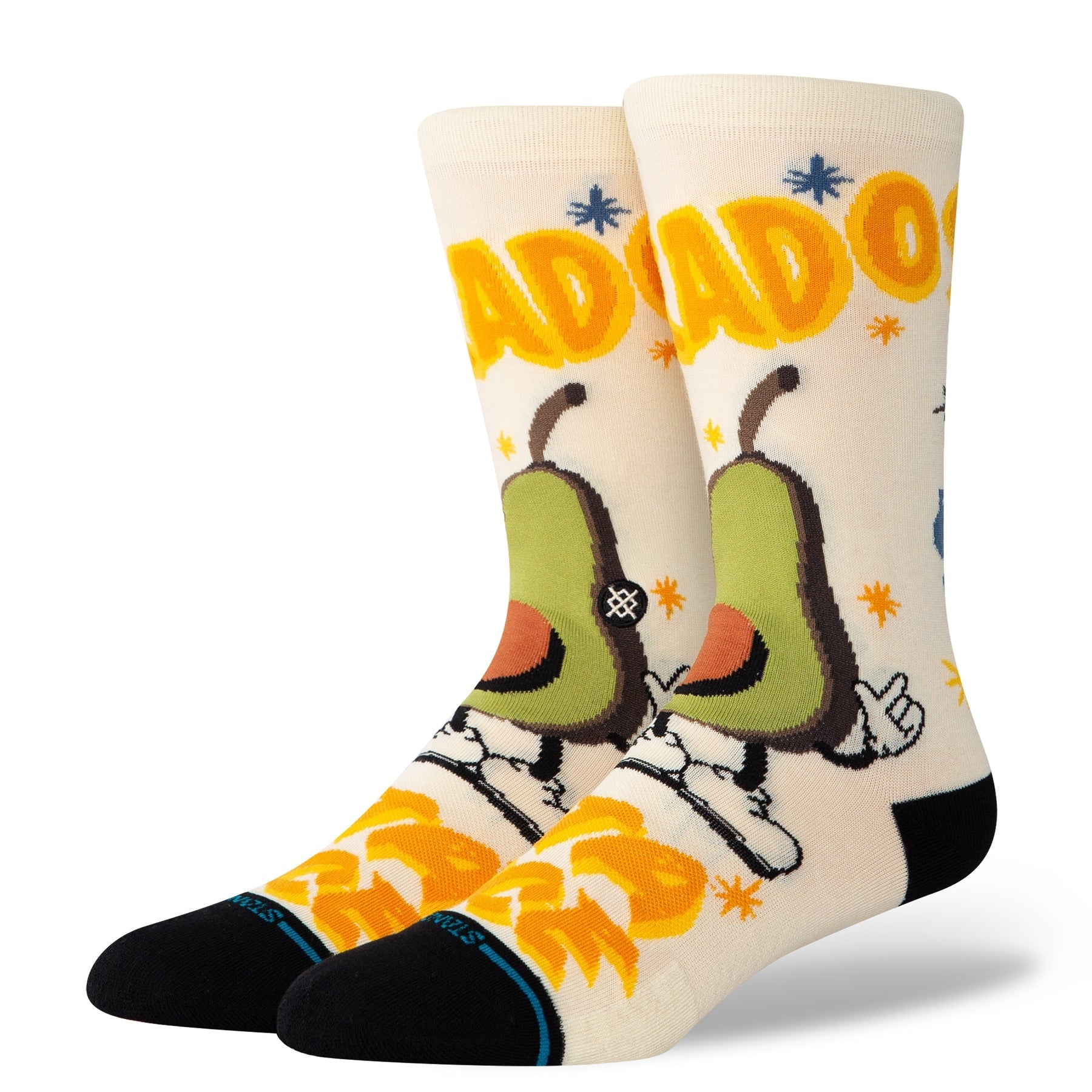 Food Stand Crew Socks - Canvas