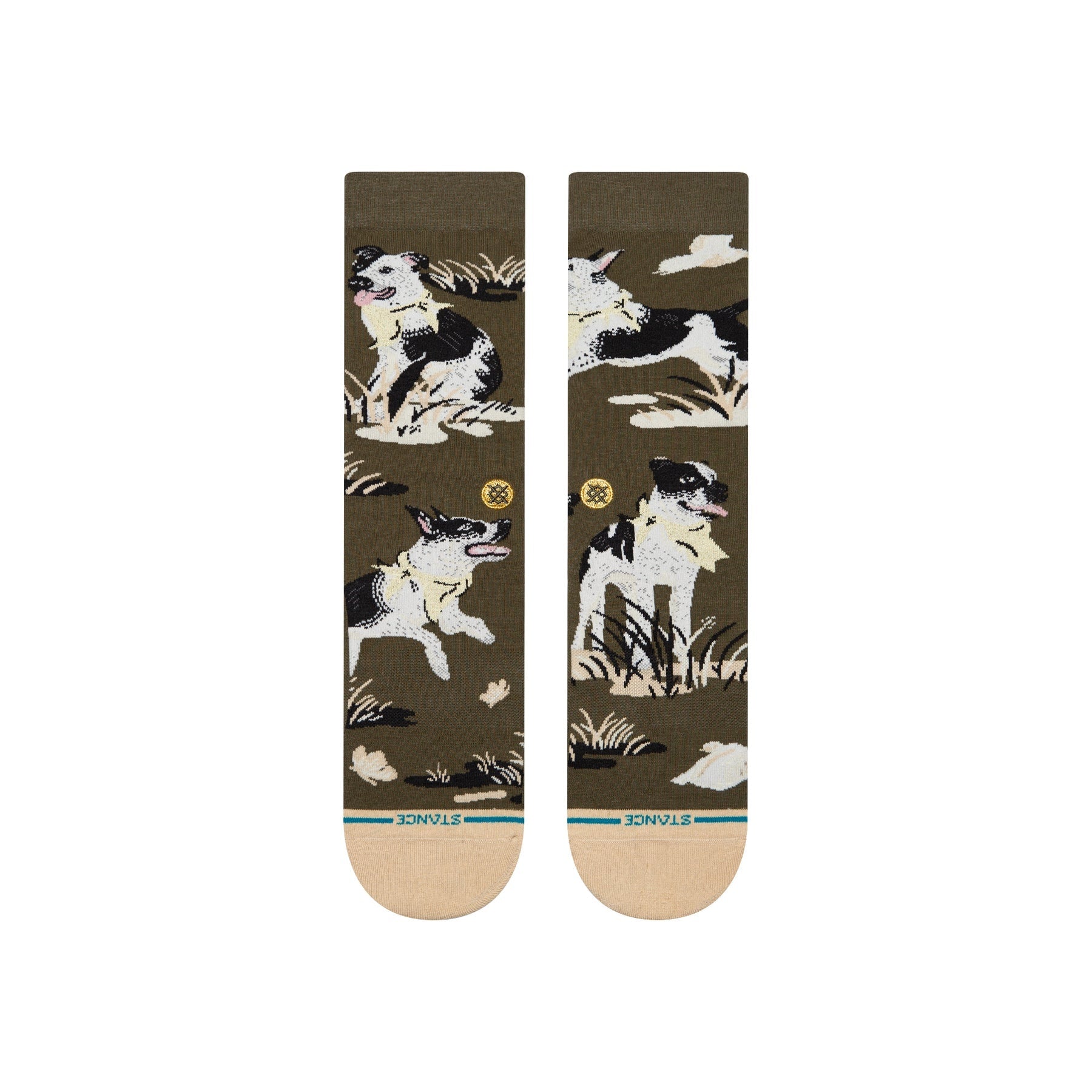 "Ishod Wair" Crew Socks - Dark Green