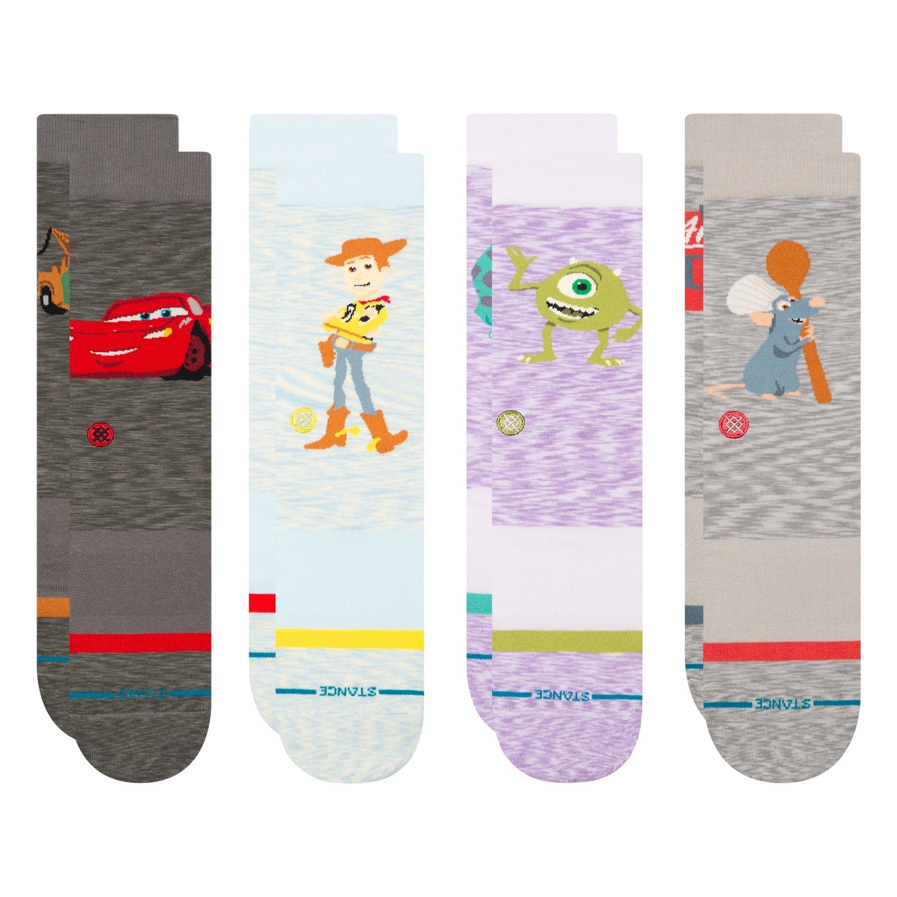 "Pixar" Crew Socks Box Set - Multi