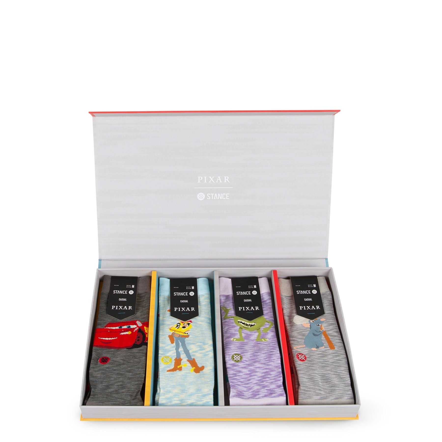 "Pixar" Crew Socks Box Set - Multi