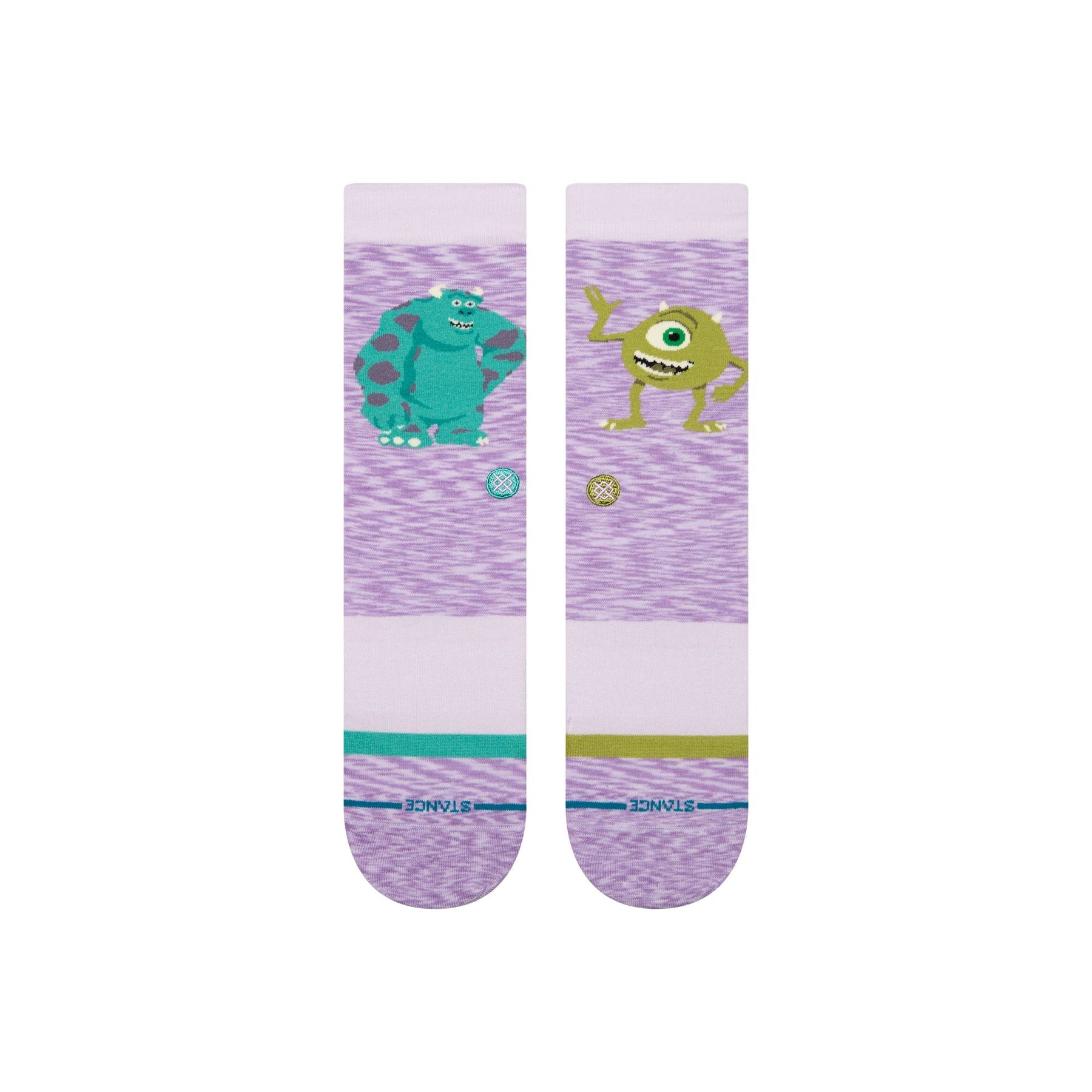 "Pixar" Scare Floor Crew Socks - Lavender