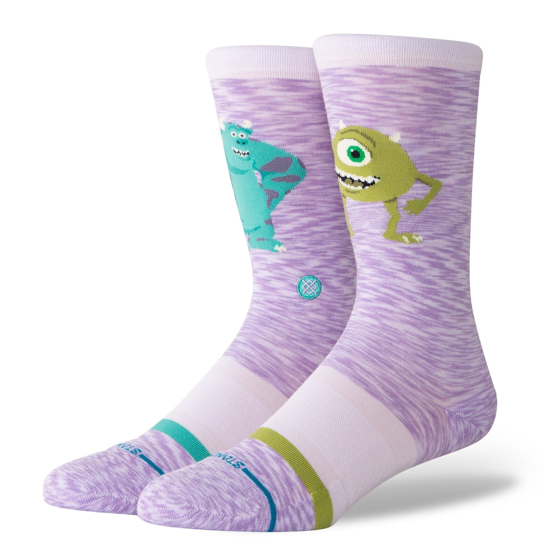 "Pixar" Scare Floor Crew Socks - Lavender