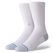 Icon 200 Crew Socks - White