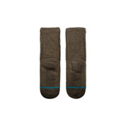 Forest Slippers Socks - Dark Green