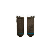 Forest Slippers Socks - Dark Green