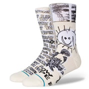 Dear Humans Crew Socks - Off White