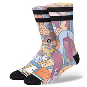 Calication Crew Socks - Vintage White