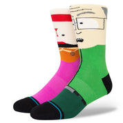 South Park Mr. Garrison Crew Socks - Green