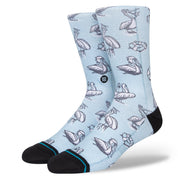 Nigel Crew Socks - Light Blue