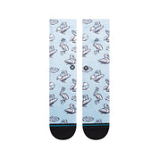 Nigel Crew Socks - Light Blue