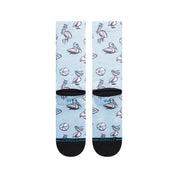 Nigel Crew Socks - Light Blue