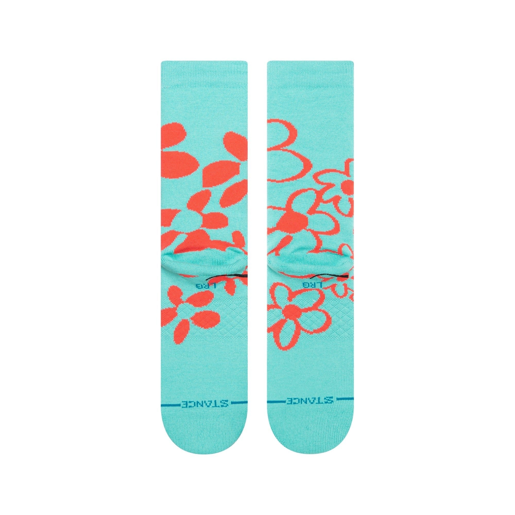 Disney Surf Check By Russ Crew Socks - Blue