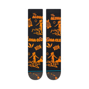 Live Aloha Crew Socks - Washed Black