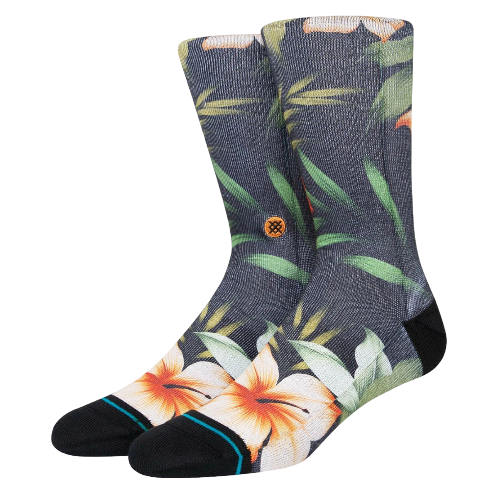 Cabana Crew Socks - Washed Black