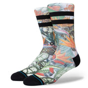 Jungle Life Crew Socks - Off White