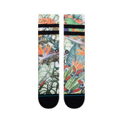 Jungle Life Crew Socks - Off White